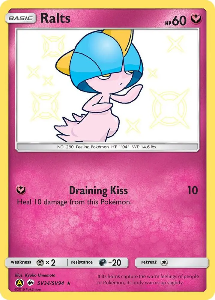Ralts, Hidden Fates Shiny Vault SV34/94