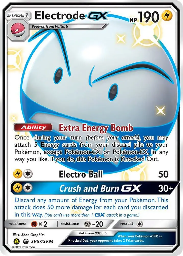 Electrode-GX, Hidden Fates Shiny Vault SV57/94