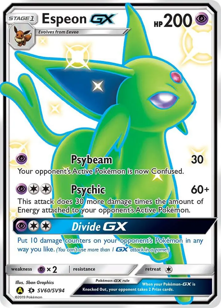 Espeon-GX, Hidden Fates Shiny Vault SV60/94