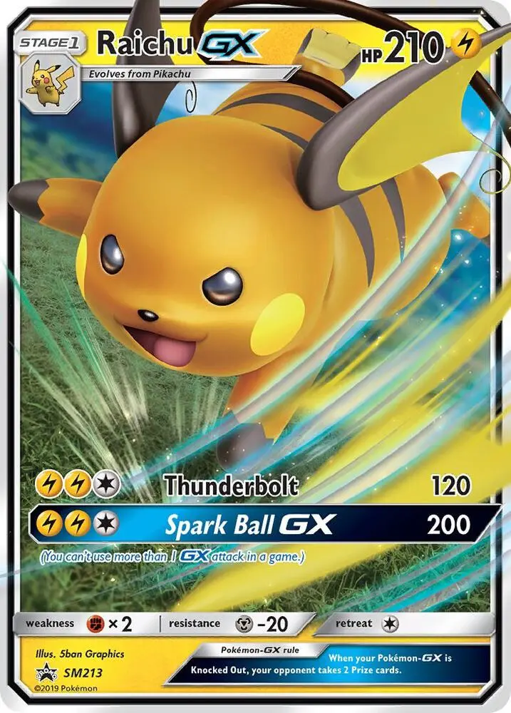 Raichu GX, SM Black Star Promos SM213/248