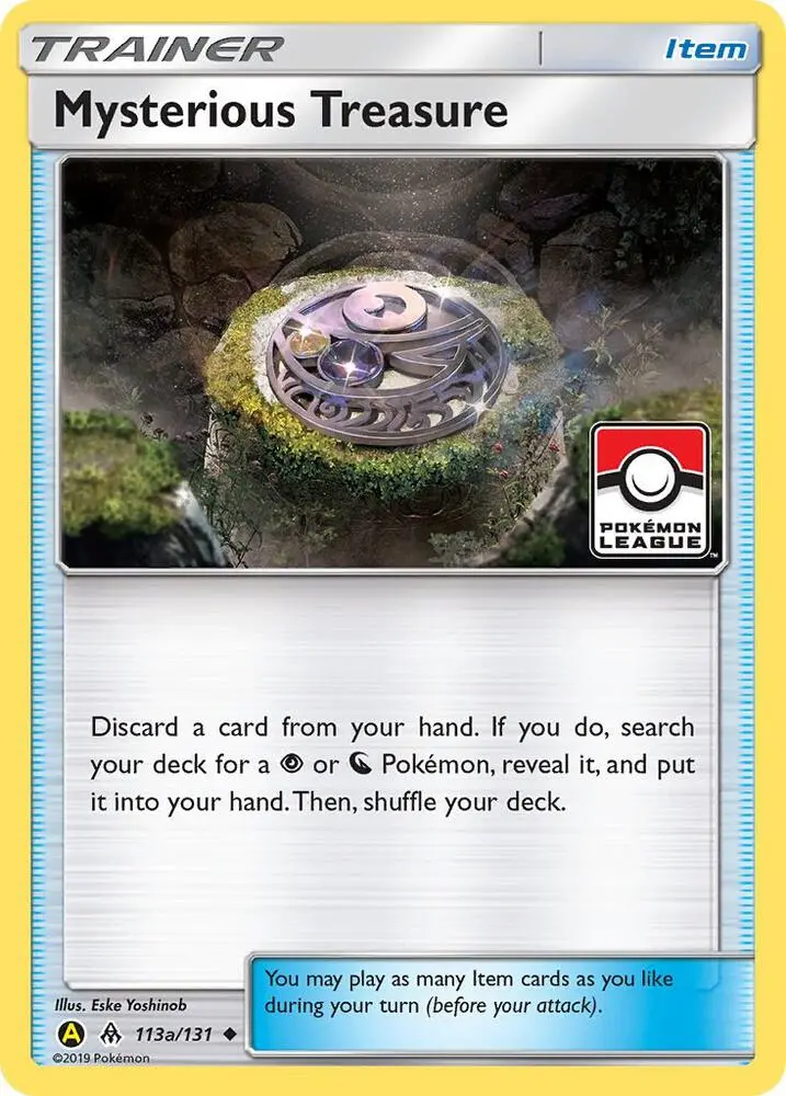 Mysterious Treasure, League & Championship Cards 113a/131