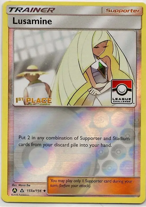 Lusamine, League & Championship Cards 153a/156