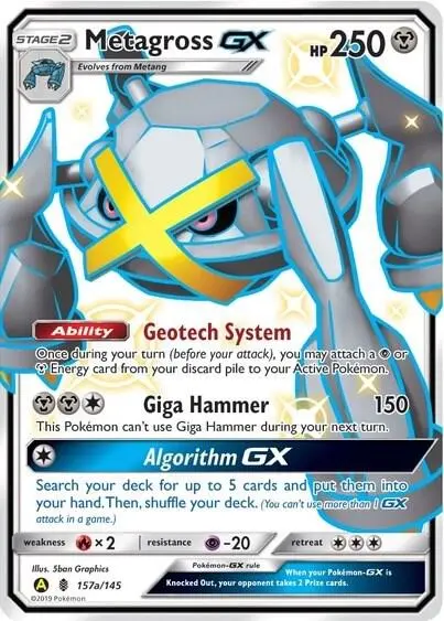 Metagross GX, Alternate Art Promos 157a/145