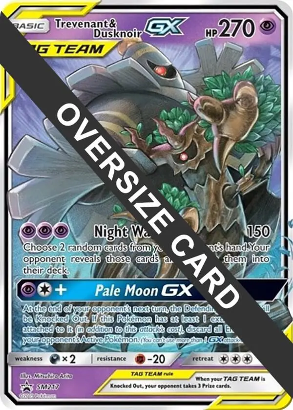 Trevenant & Dusknoir GX, Jumbo cards SM217