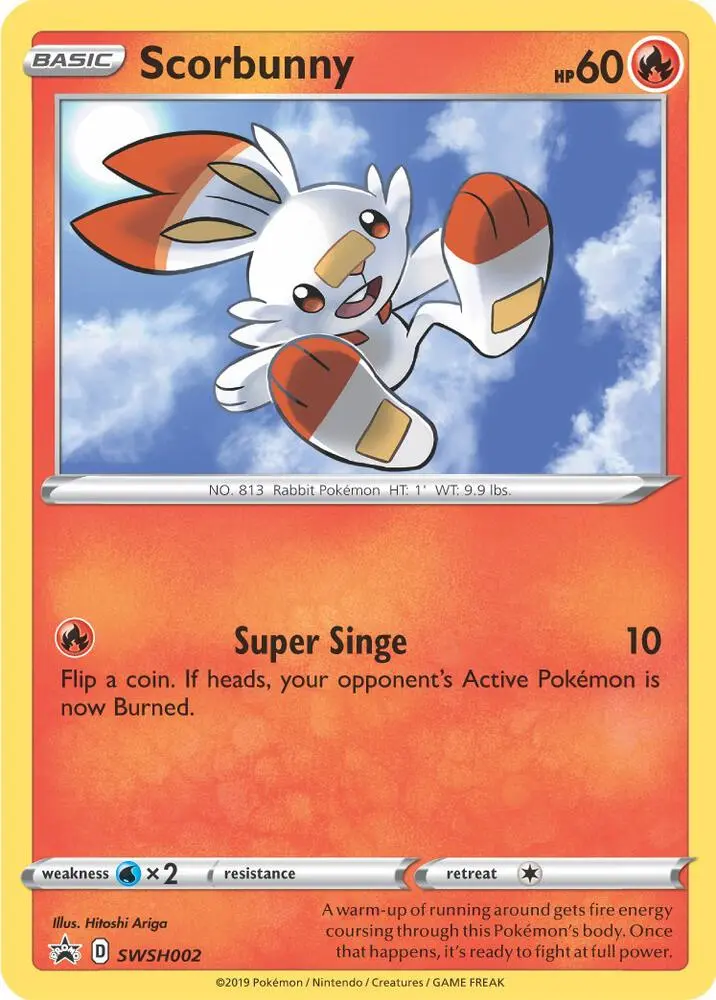Scorbunny, SWSH Black Star Promos SWSH002/307