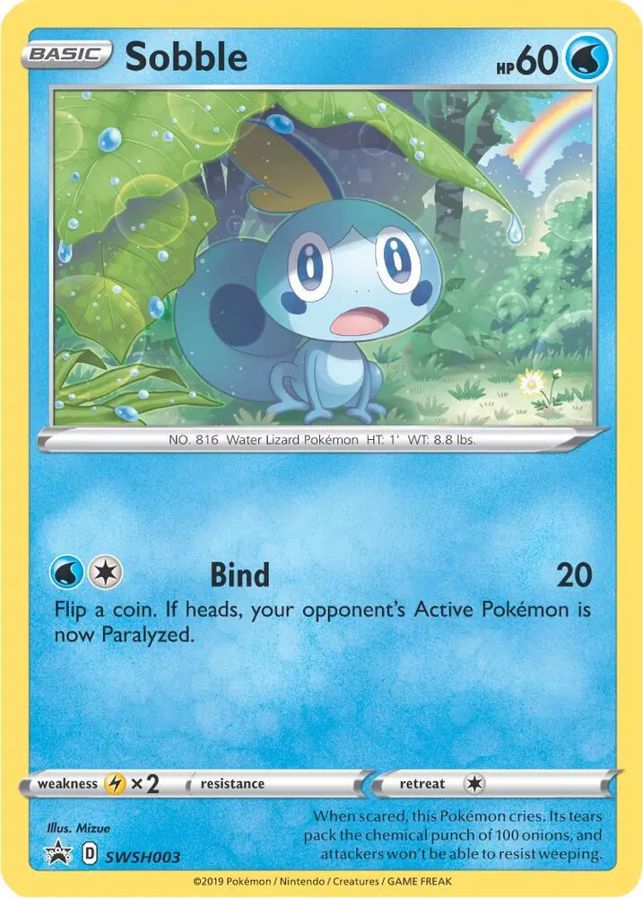 Sobble, SWSH Black Star Promos SWSH003/307