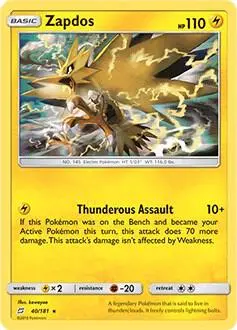 Zapdos, Deck Exclusives 040/181
