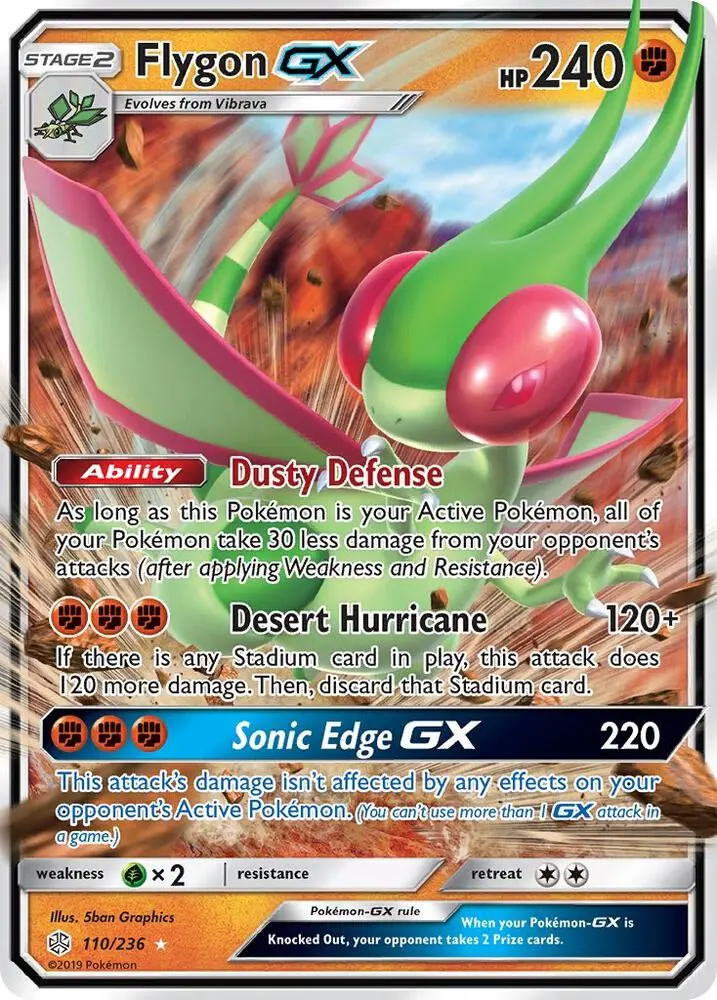 Flygon GX, Cosmic Eclipse 110/236