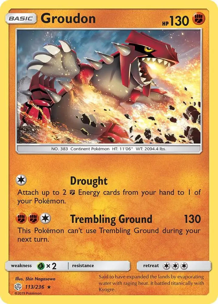 Groudon, Cosmic Eclipse 113/236