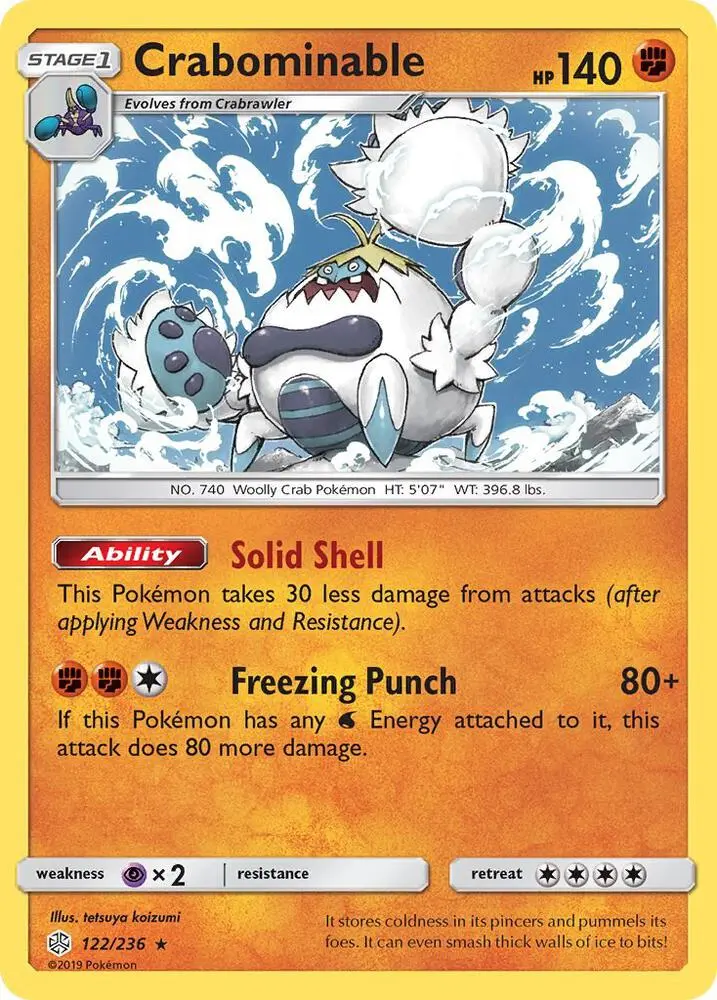 Crabominable, Cosmic Eclipse 122/236