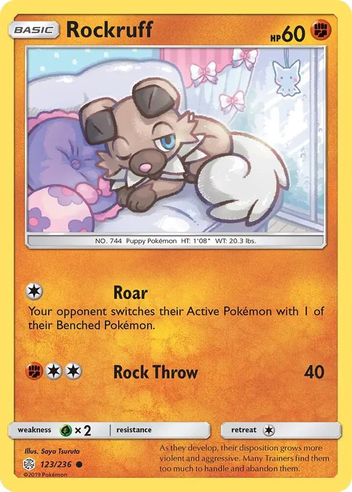 Rockruff, Cosmic Eclipse 123/236