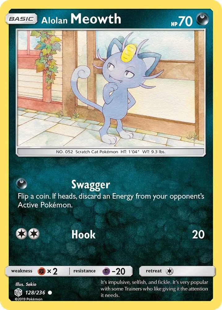 Alolan Meowth, Cosmic Eclipse 128/236
