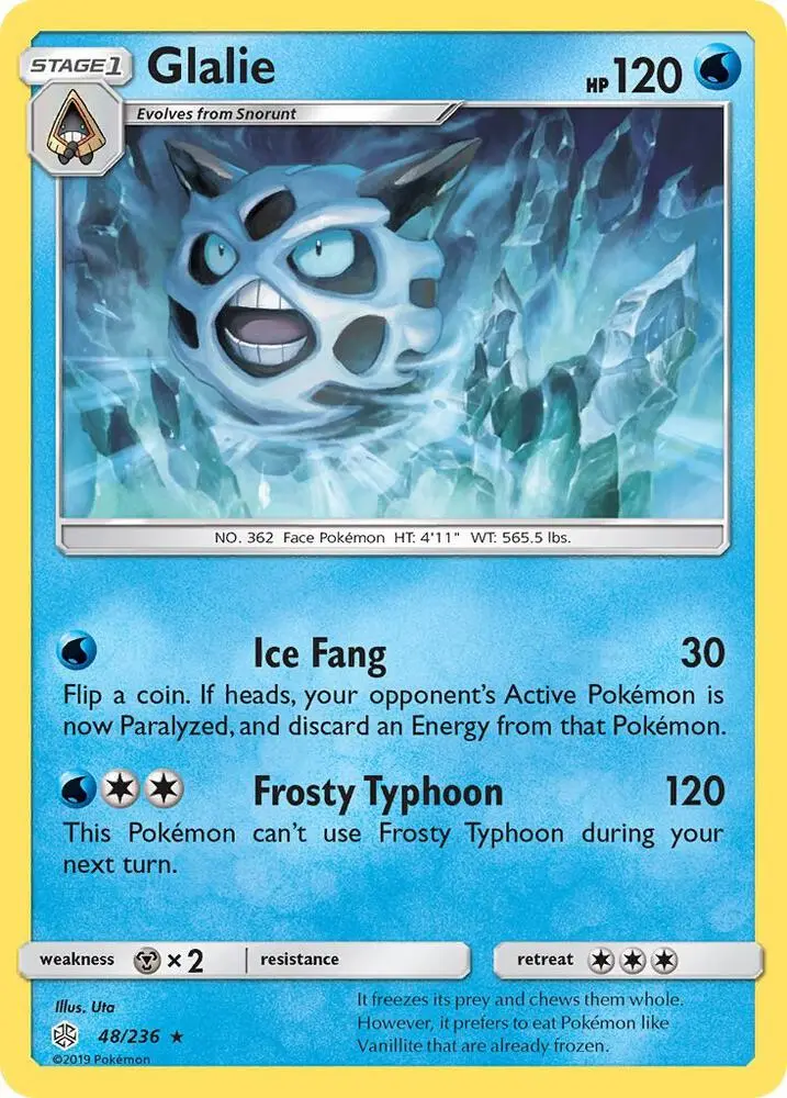 Glalie, Cosmic Eclipse 48/236