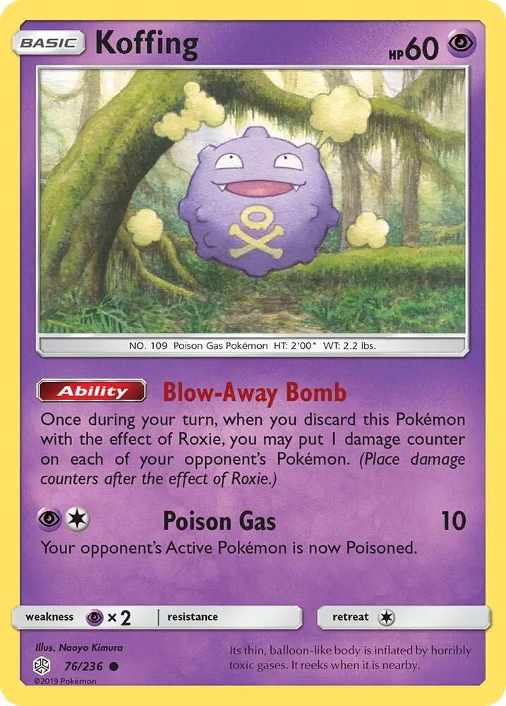 Koffing, Cosmic Eclipse 76/236