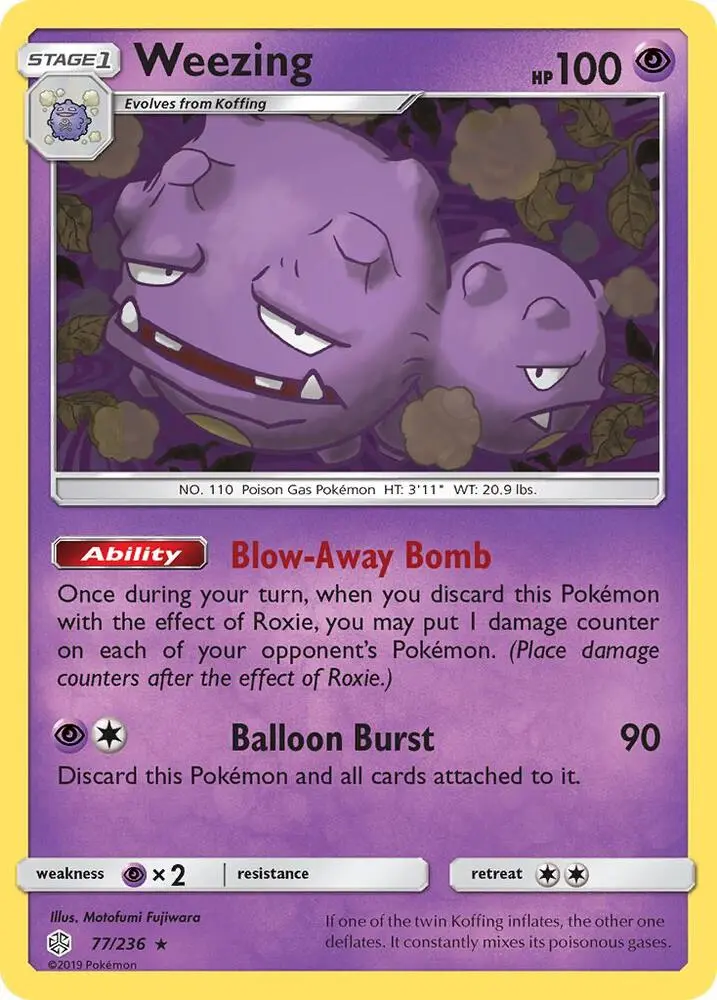 Weezing, Cosmic Eclipse 77/236