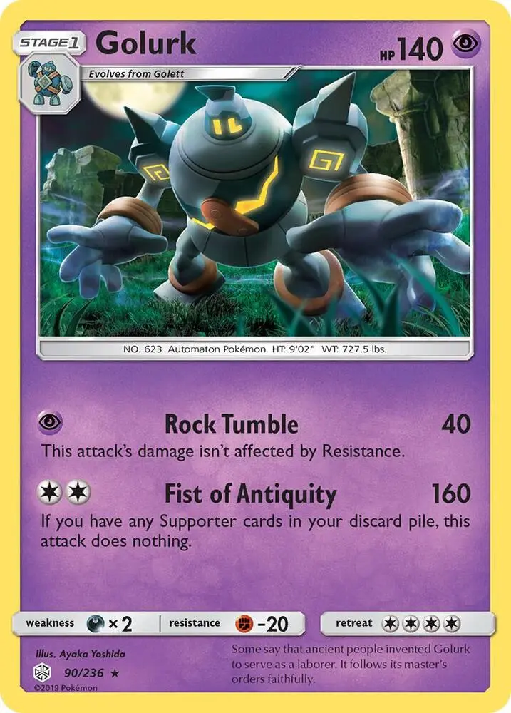 Golurk, Cosmic Eclipse 90/236