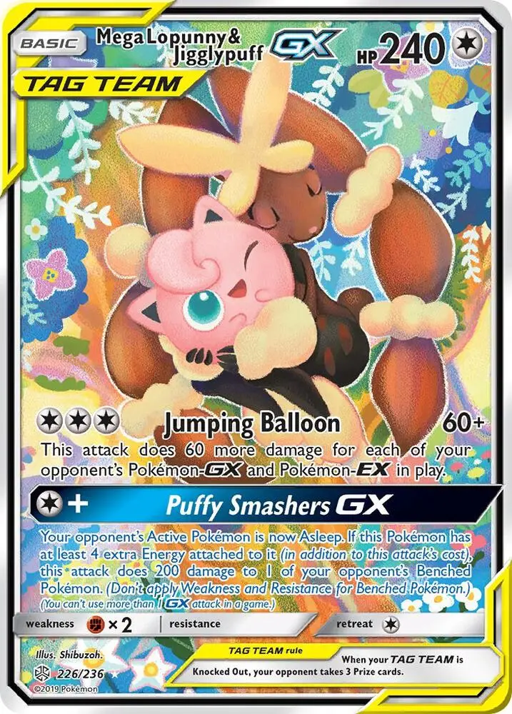 Mega Lopunny & Jigglypuff GX, Cosmic Eclipse 226/236