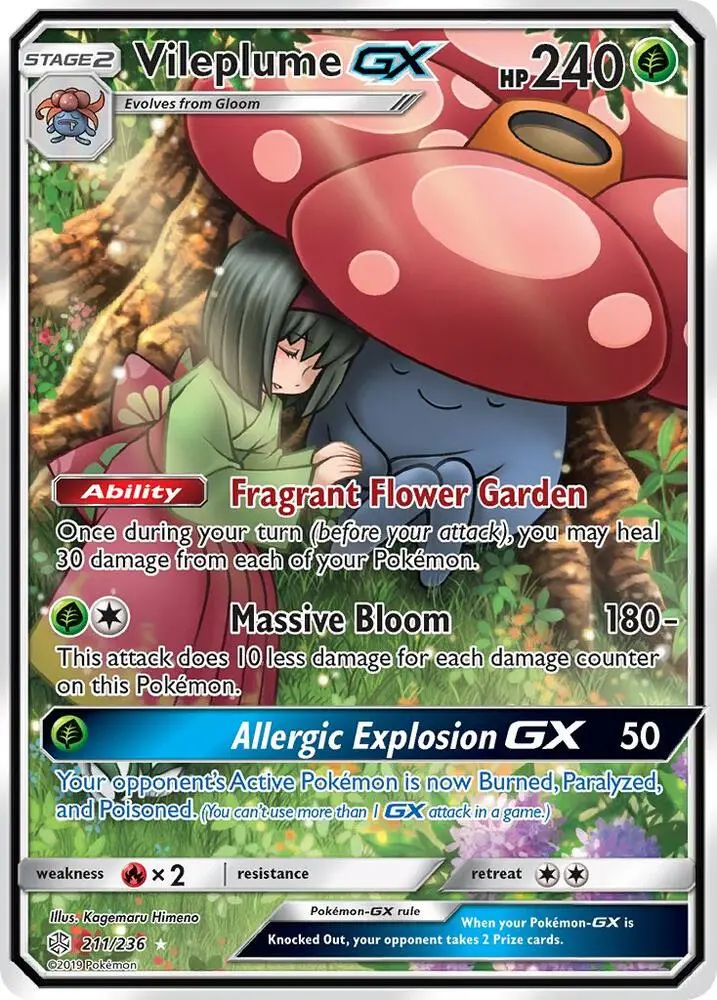Vileplume GX, Cosmic Eclipse 211/236