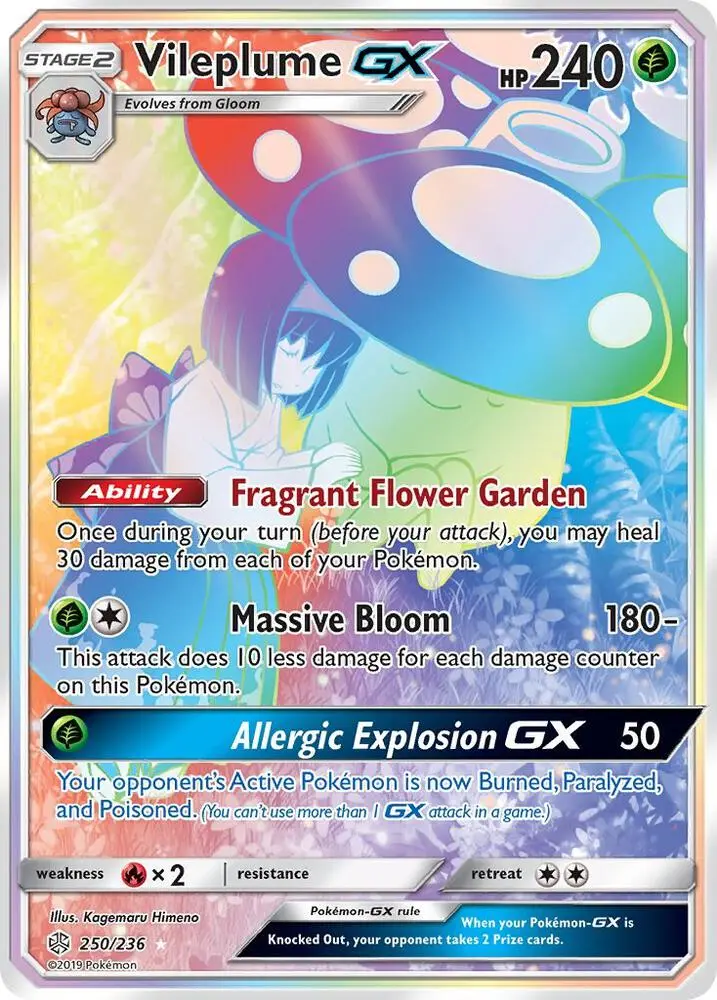 Vileplume GX, Cosmic Eclipse 250/236
