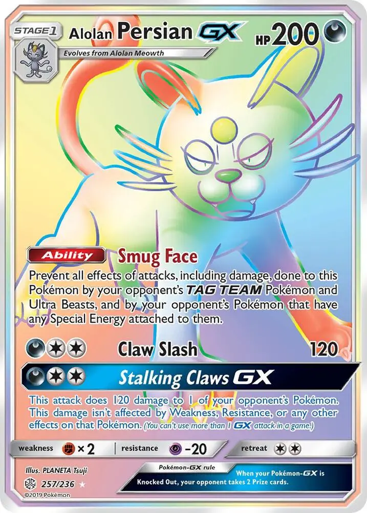 Alolan Persian GX, Cosmic Eclipse 257/236