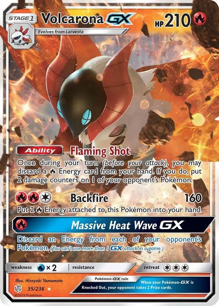 Volcarona GX, Cosmic Eclipse 35/236