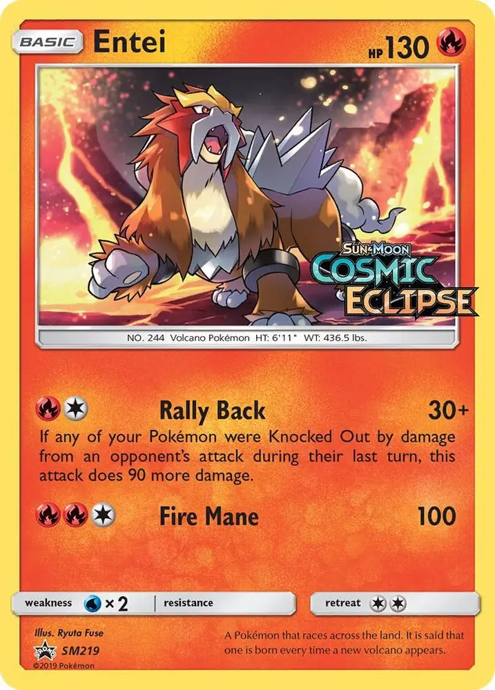 Entei, SM Black Star Promos SM219