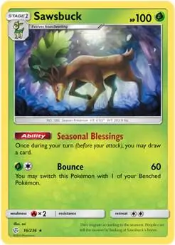 Sawsbuck, Deck Exclusives 016/236