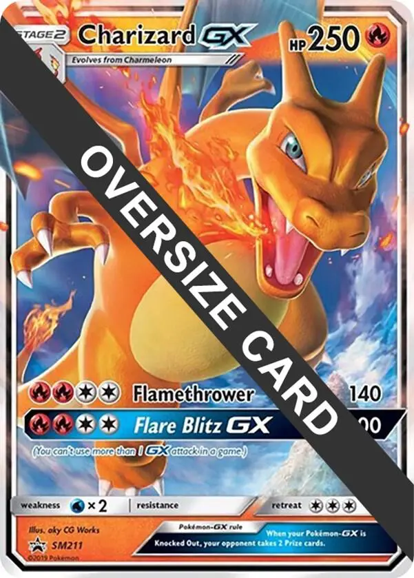 Charizard GX, Jumbo cards SM211