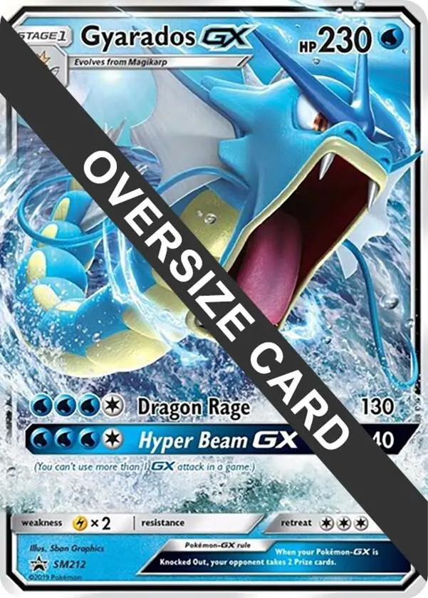 Gyarados GX, Jumbo cards SM212