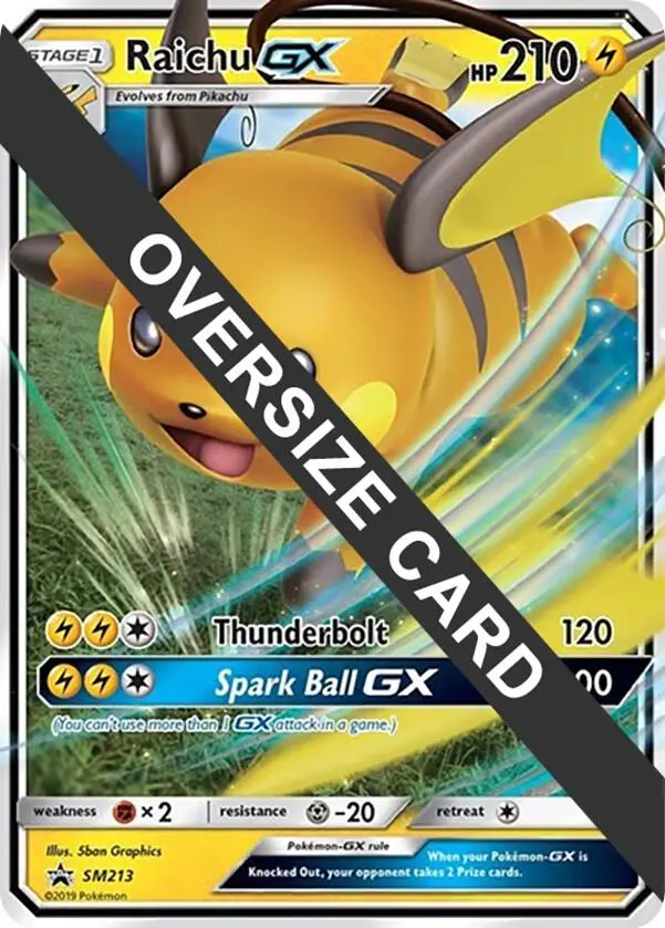 Raichu GX, Jumbo cards SM90