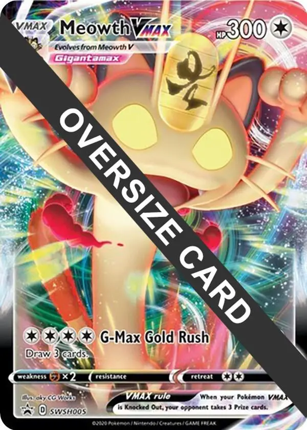Meowth VMAX, Jumbo cards SWSH005