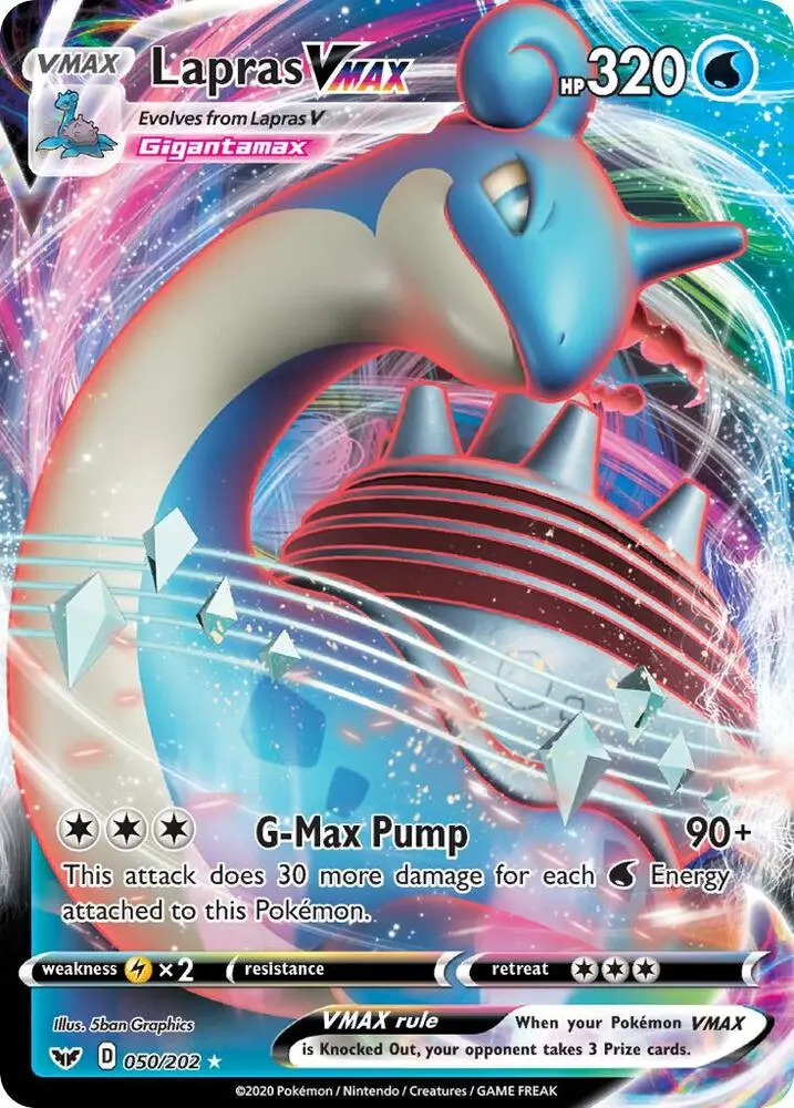 Lapras VMAX, Sword & Shield 50/202