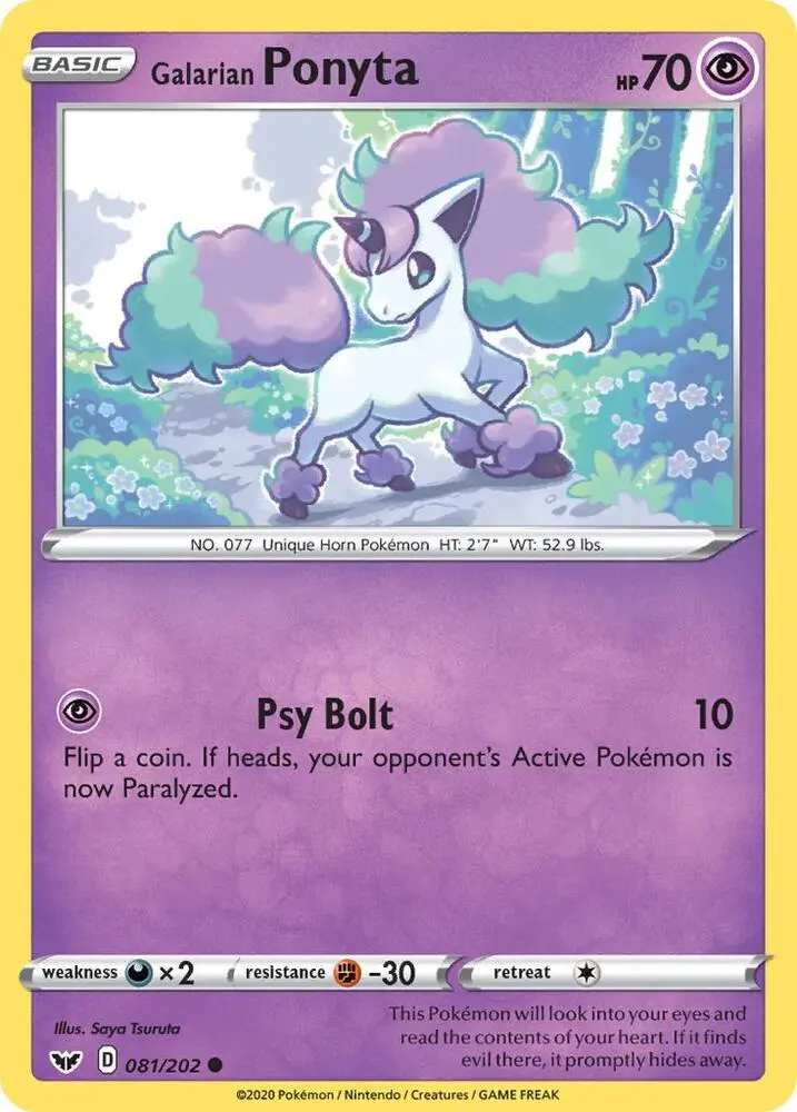 Galarian Ponyta, Sword & Shield 81/202