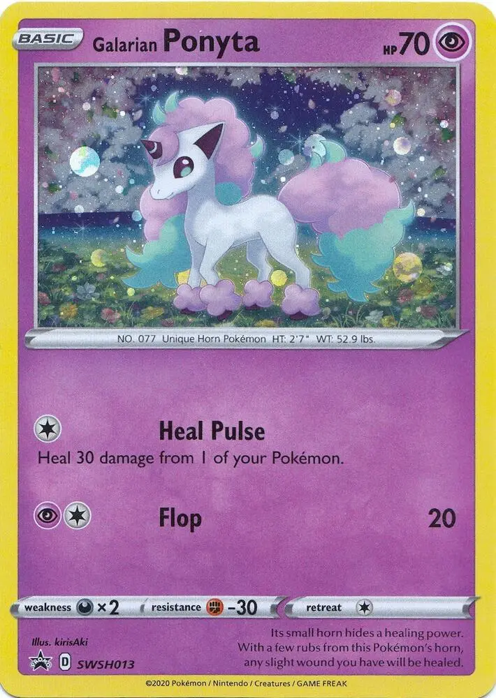 Galarian Ponyta, SWSH Black Star Promos SWSH013/307