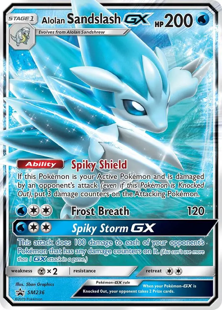 Alolan Sandslash GX, SM Black Star Promos SM236/248