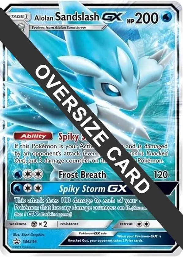 Alolan Sandslash GX, Jumbo cards SM236