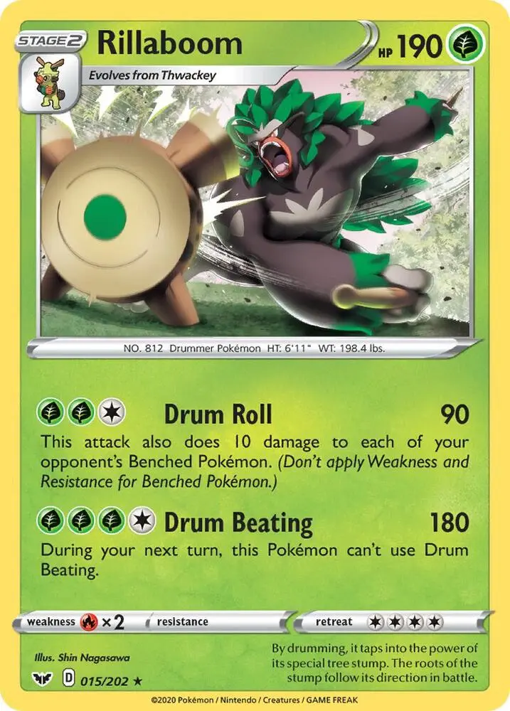 Rillaboom, Sword & Shield 15/202