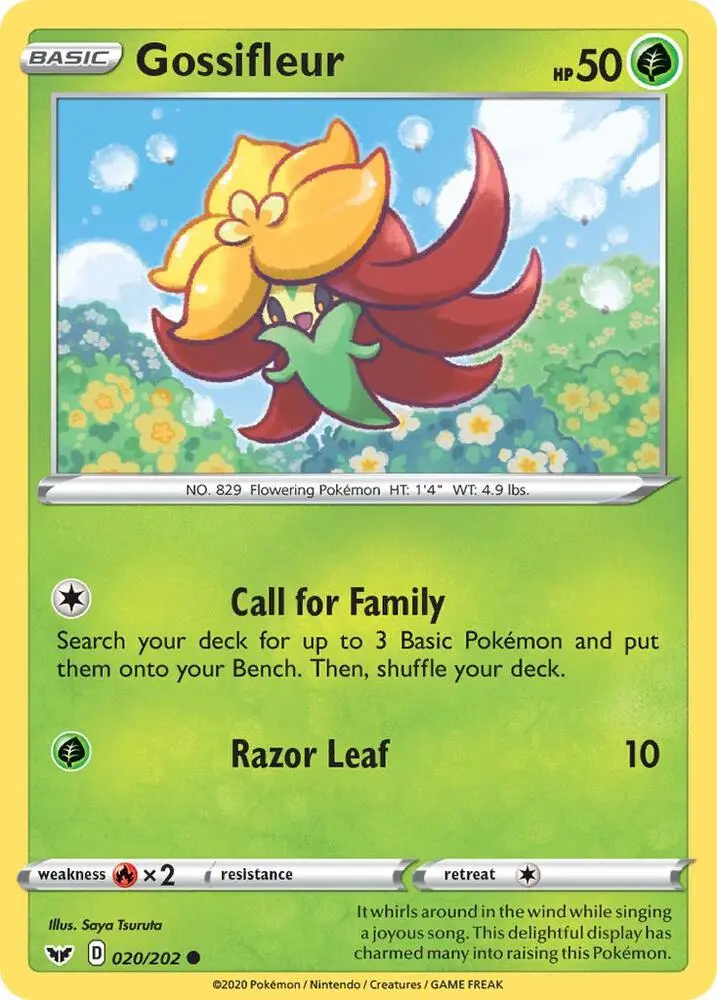 Gossifleur, Sword & Shield 20/202