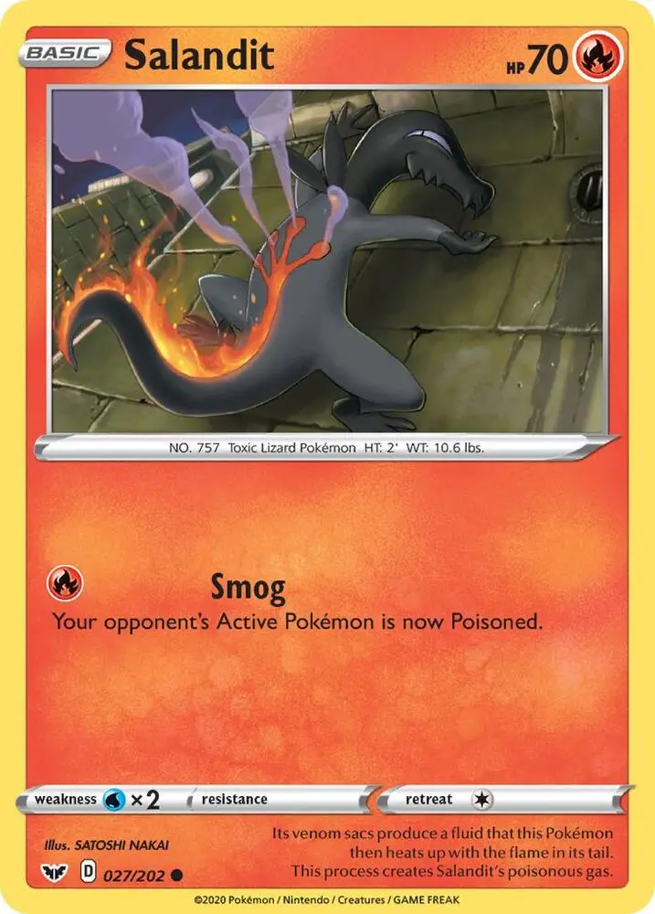 Salandit, Sword & Shield 27/202