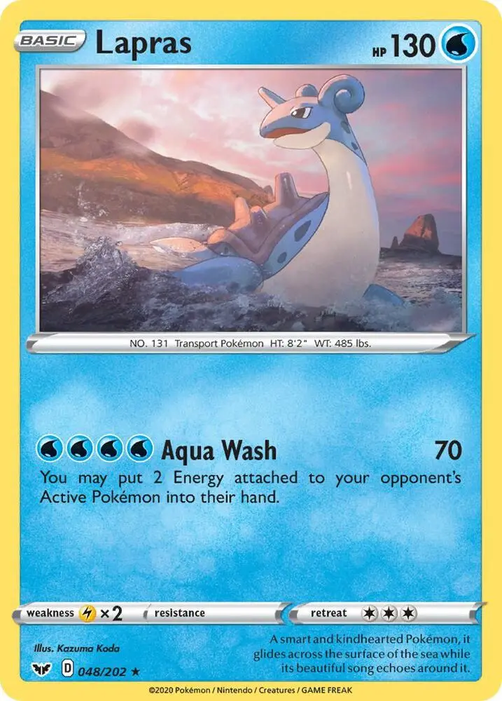Lapras, Sword & Shield 48/202