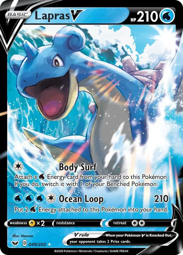 Lapras V, Sword & Shield 49/202