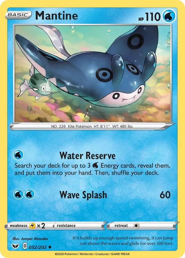 Mantine, Sword & Shield 52/202