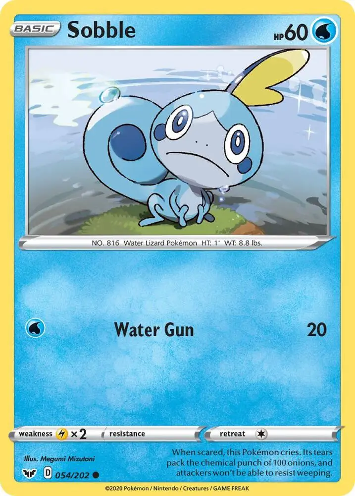 Sobble, Sword & Shield 54/202