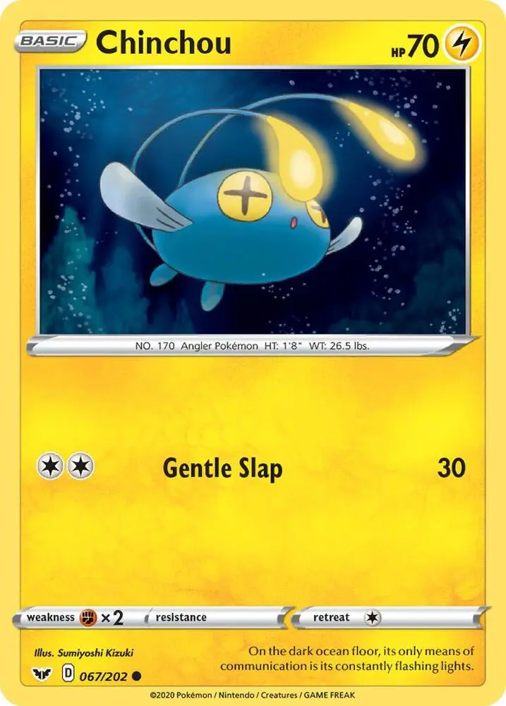 Chinchou, Sword & Shield 67/202