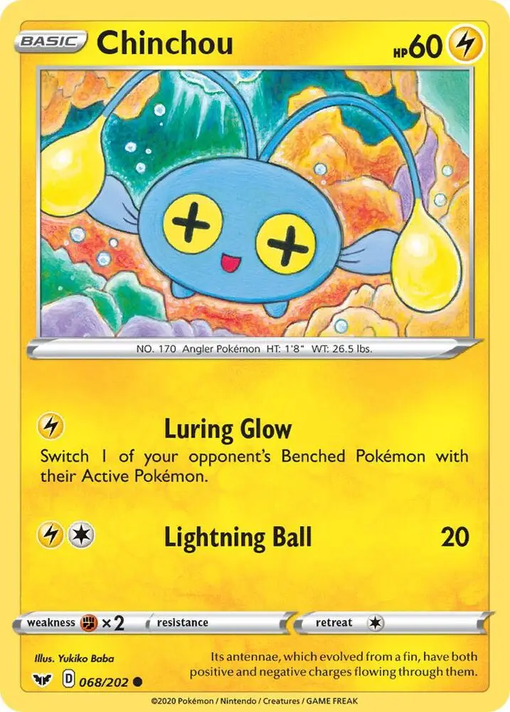 Chinchou, Sword & Shield 68/202
