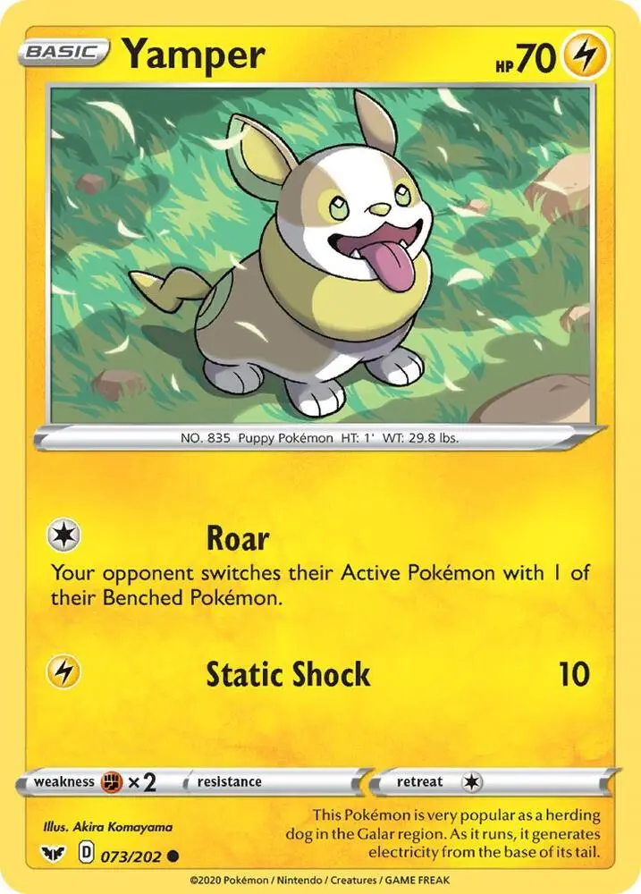 Yamper, Sword & Shield 73/202