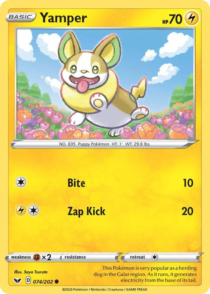 Yamper, Sword & Shield 74/202