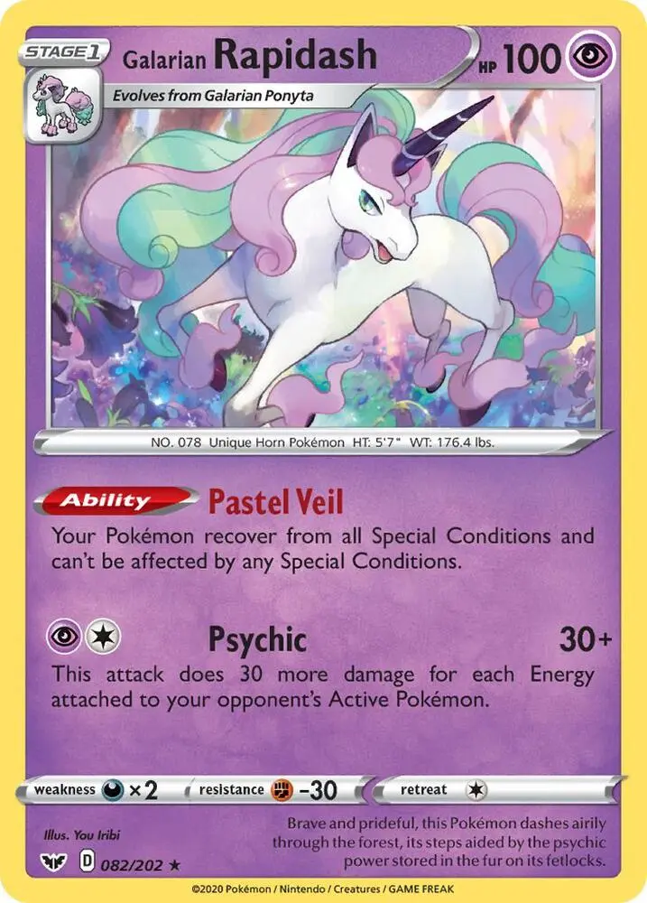 Galarian Rapidash, Sword & Shield 82/202