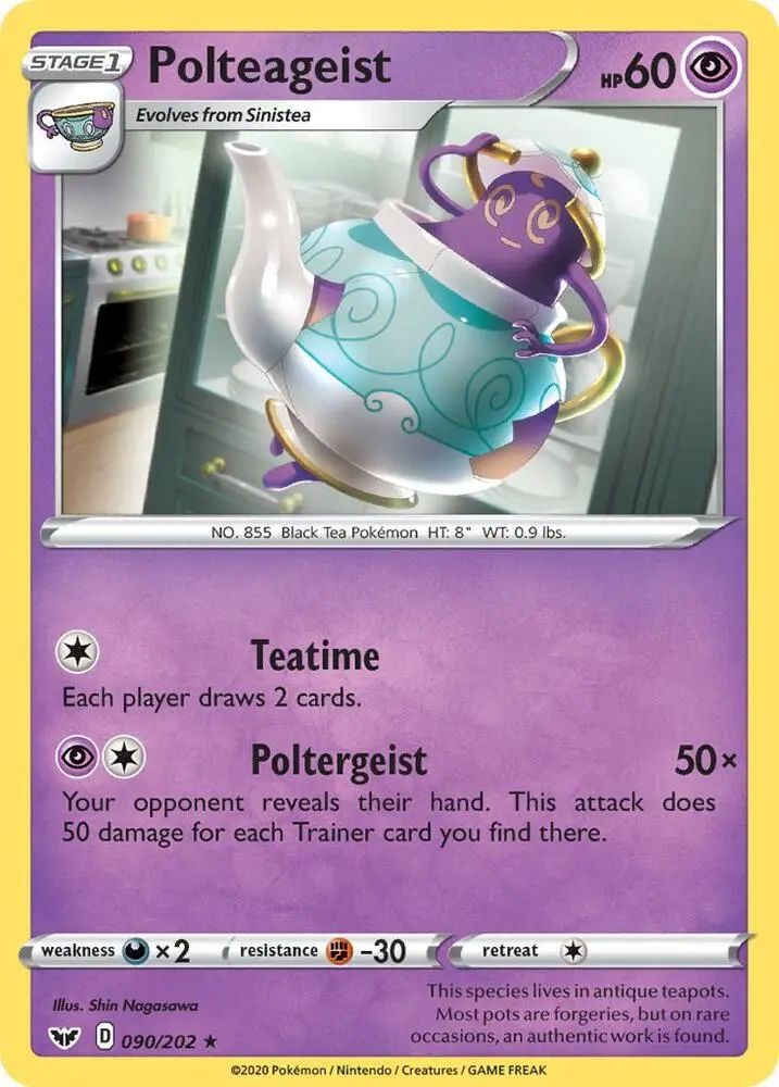 Polteageist, Sword & Shield 90/202