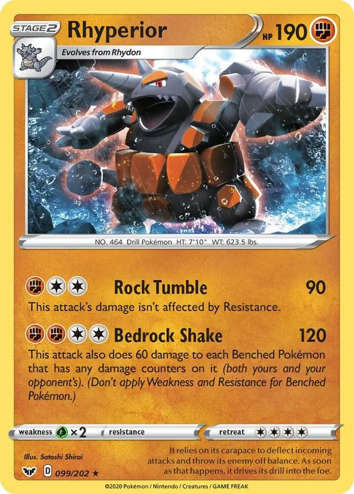 Rhyperior, Sword & Shield 99/202